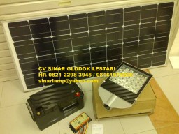 Lampu jalan solar cell led 36 watt tenaga surya